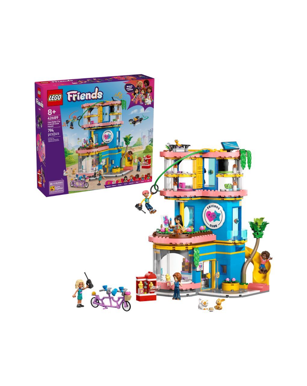 Lego friends heartlake city friends club house 42689 - Lego, Lego Friends
