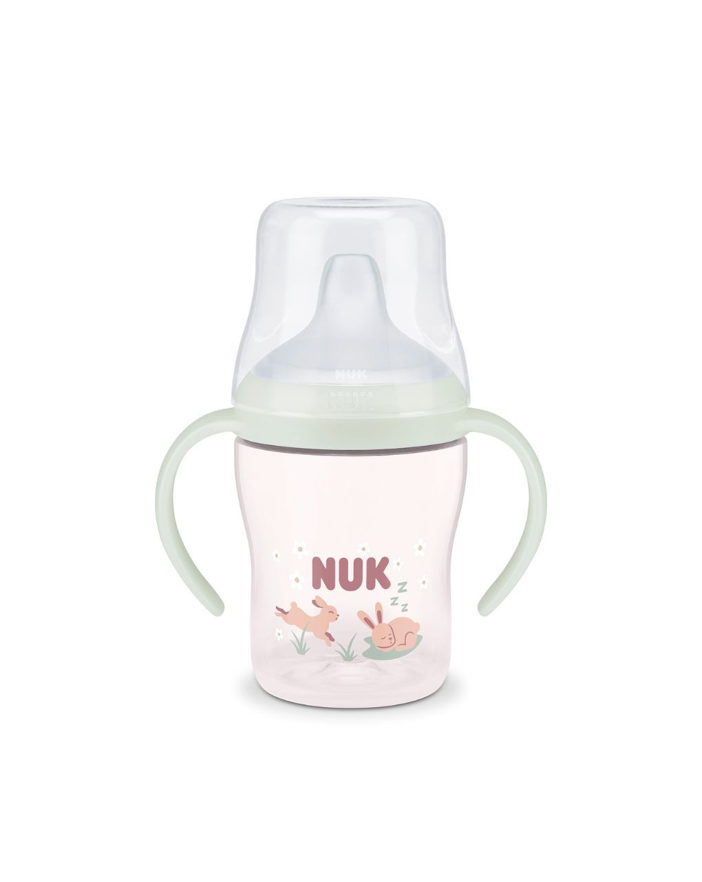 Nuk εκπαιδευτικό ποτηράκι perfect match night 6m+ 150ml bunny - Nuk