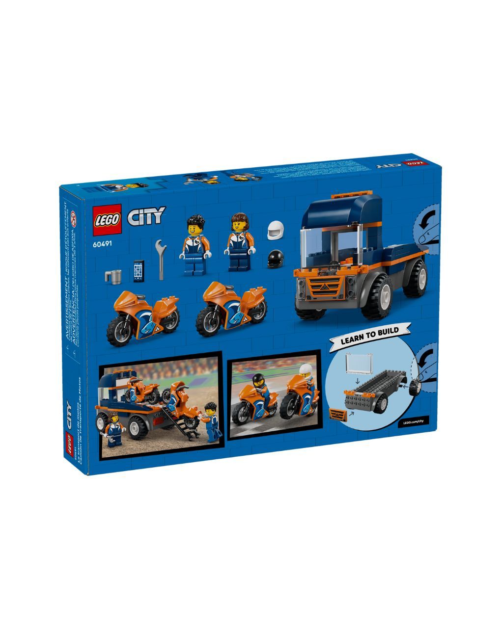 Lego city motorcycle transpoter 60491 - LEGO, LEGO City