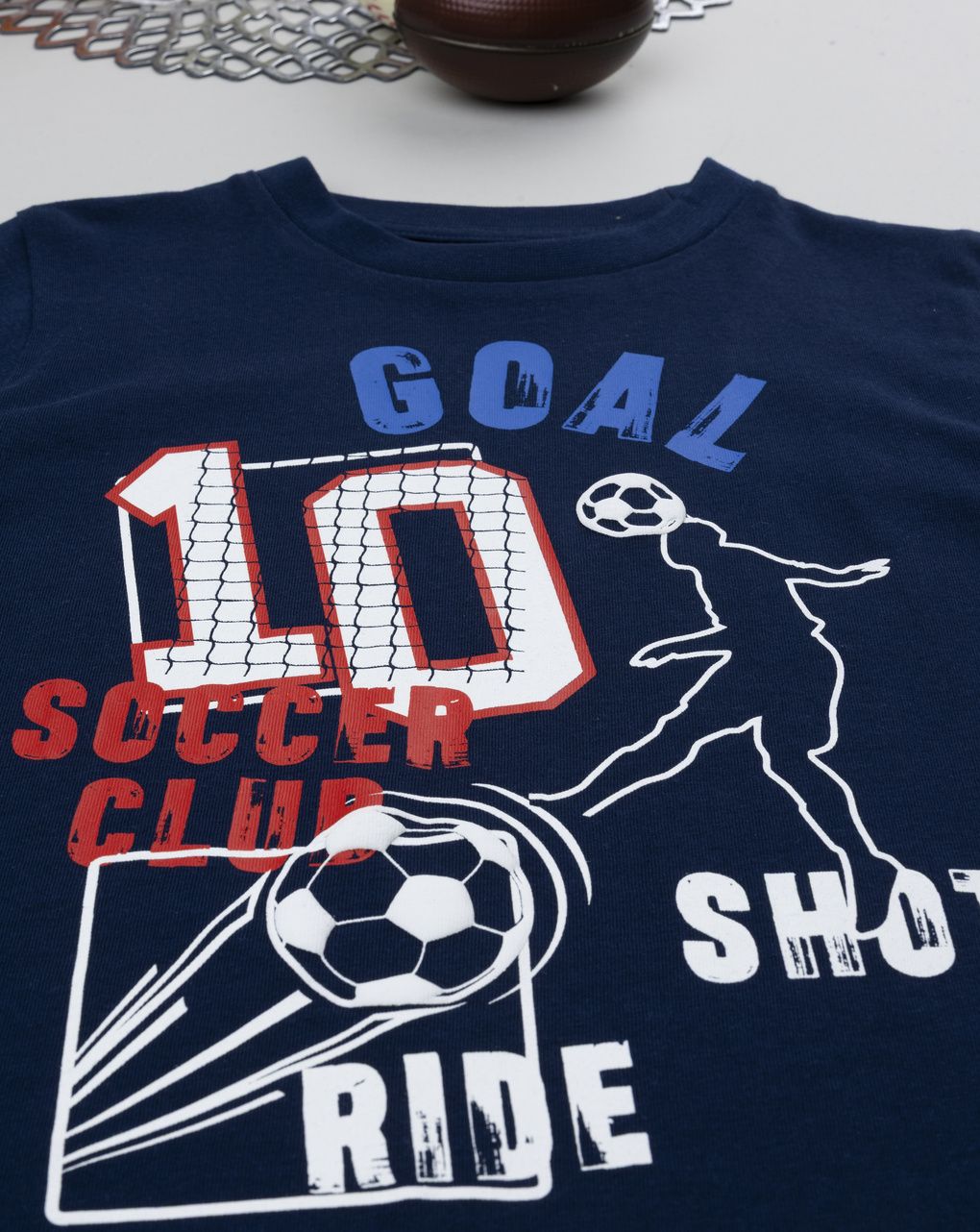 παιδική μπλούζα μπλε soccer club για αγόρι - Prénatal