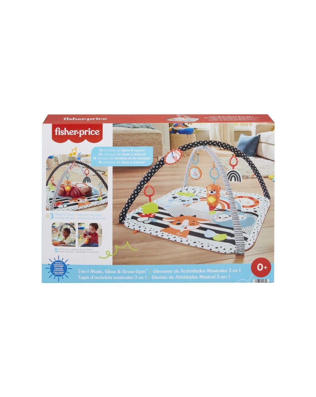 Fisher-price μουσικό γυμναστήριο 3 σε 1 jmn72