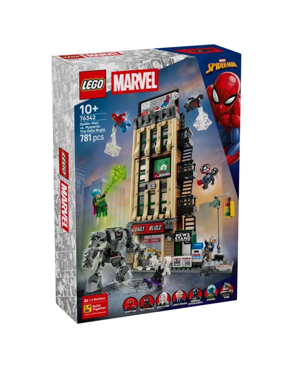 Lego super heroes spider-man vs. mysterio: the dialy bugle 76342