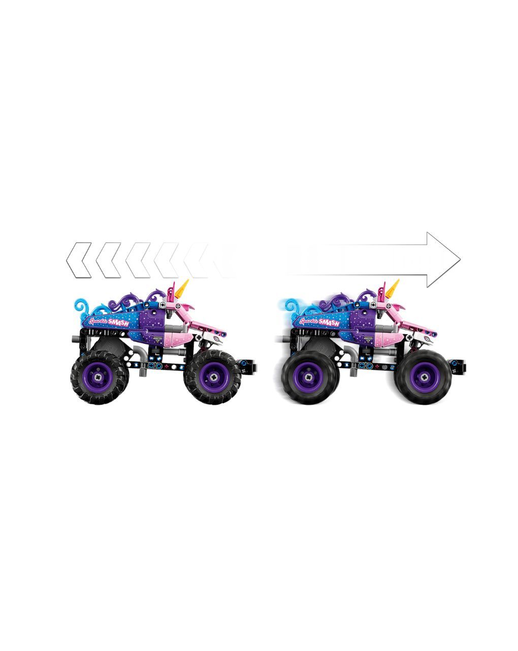 Lego technic monster jam sparkle smash pull-back 42220 - LEGO, LEGO Technic