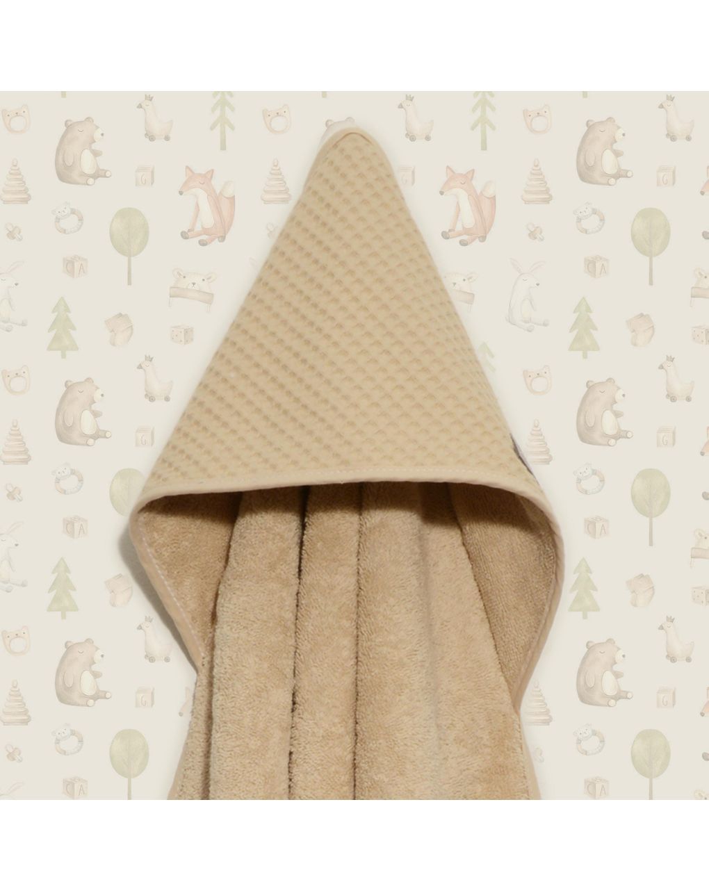 Baby oliver μπουρνούζι κάπα σχέδιο 454 καμηλό 46-6730/454 - Baby Oliver