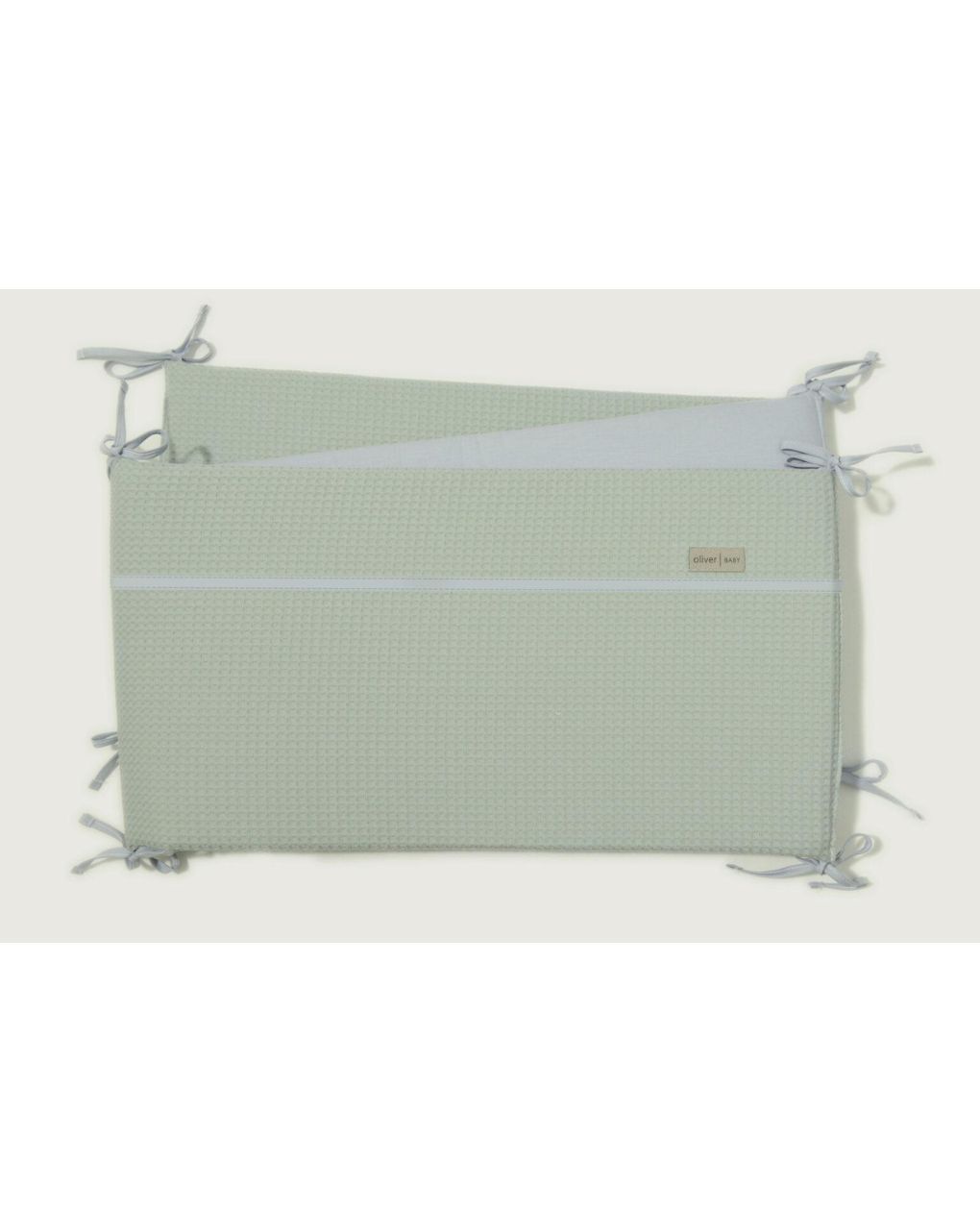 Baby oliver πάντα προστασίας κρεβατιού πικέ μέντα 453 46-6702/453 - Baby Oliver