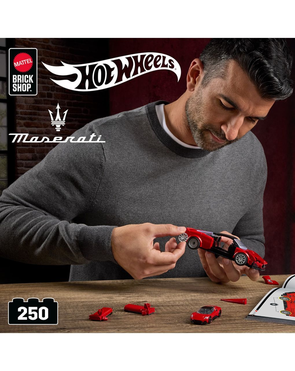 Brick shop hot wheels speed series-maserati jfr90 - Hot wheels