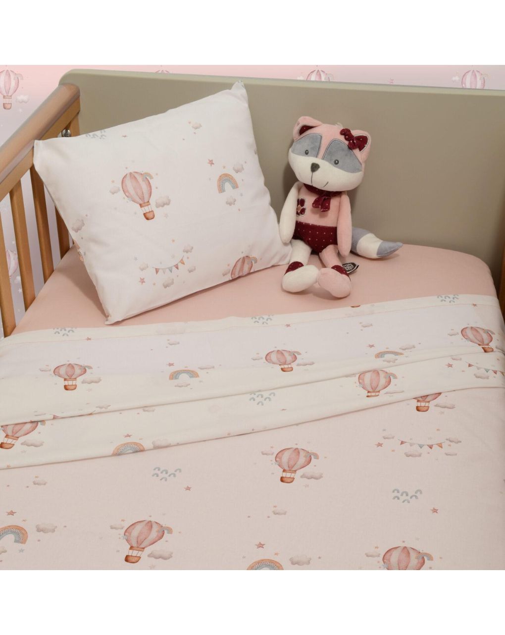 Baby oliver σετ σεντόνια κούνιας 110×170cm με λάστιχο σχέδιο 422 46-6706/422