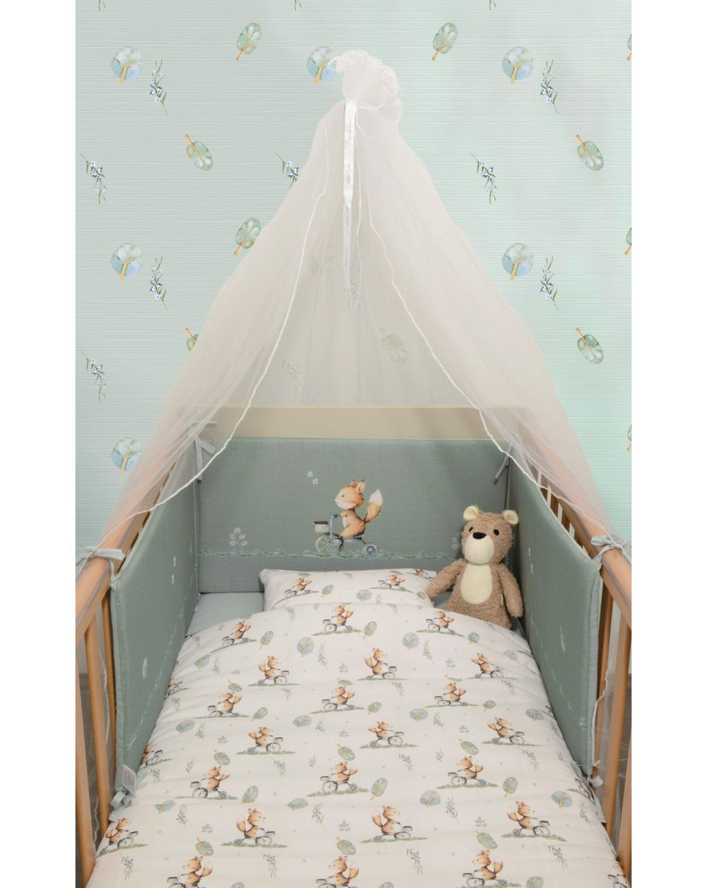 Baby oliver πάπλωμα & παπλωματοθήκη σχέδιο μέντα 423 46-6700/423 - BABY OLIVER