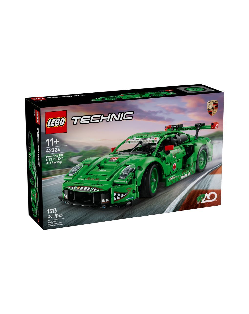Lego technic porsche 911 gt3 r rexy ao racing car 42224 - Lego, LEGO Speed Champions