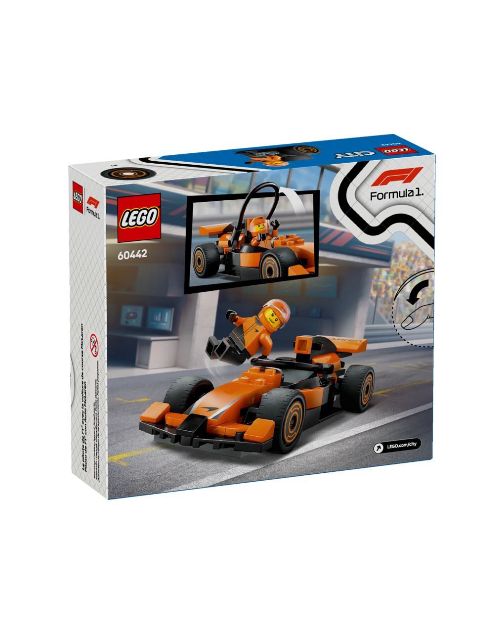Lego city f1 driver with mclaren race car 60442 - Lego, Lego City, LEGO F1®