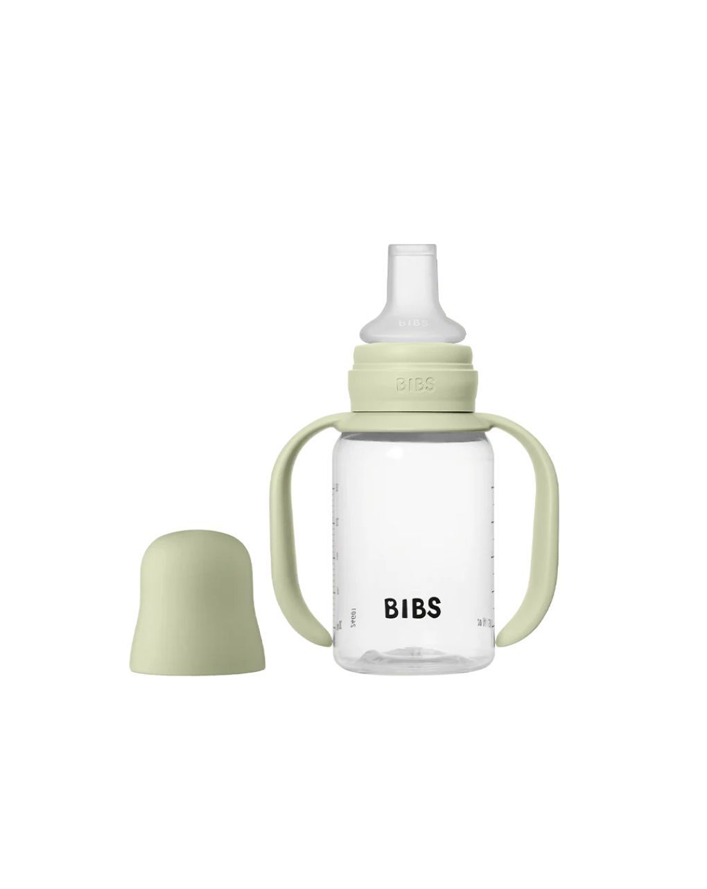 Bibs εκπαιδευτικό μπιμπερό με ρύγχος σιλικόνης 150ml 6m+ sage 50211250 - BIBS