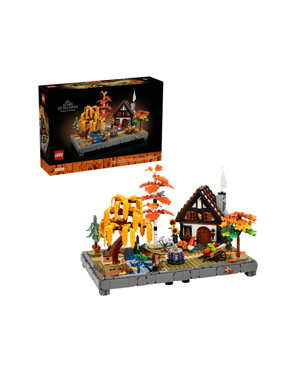 Lego icons autumn cottage garden 11372 - LEGO, LEGO Icons
