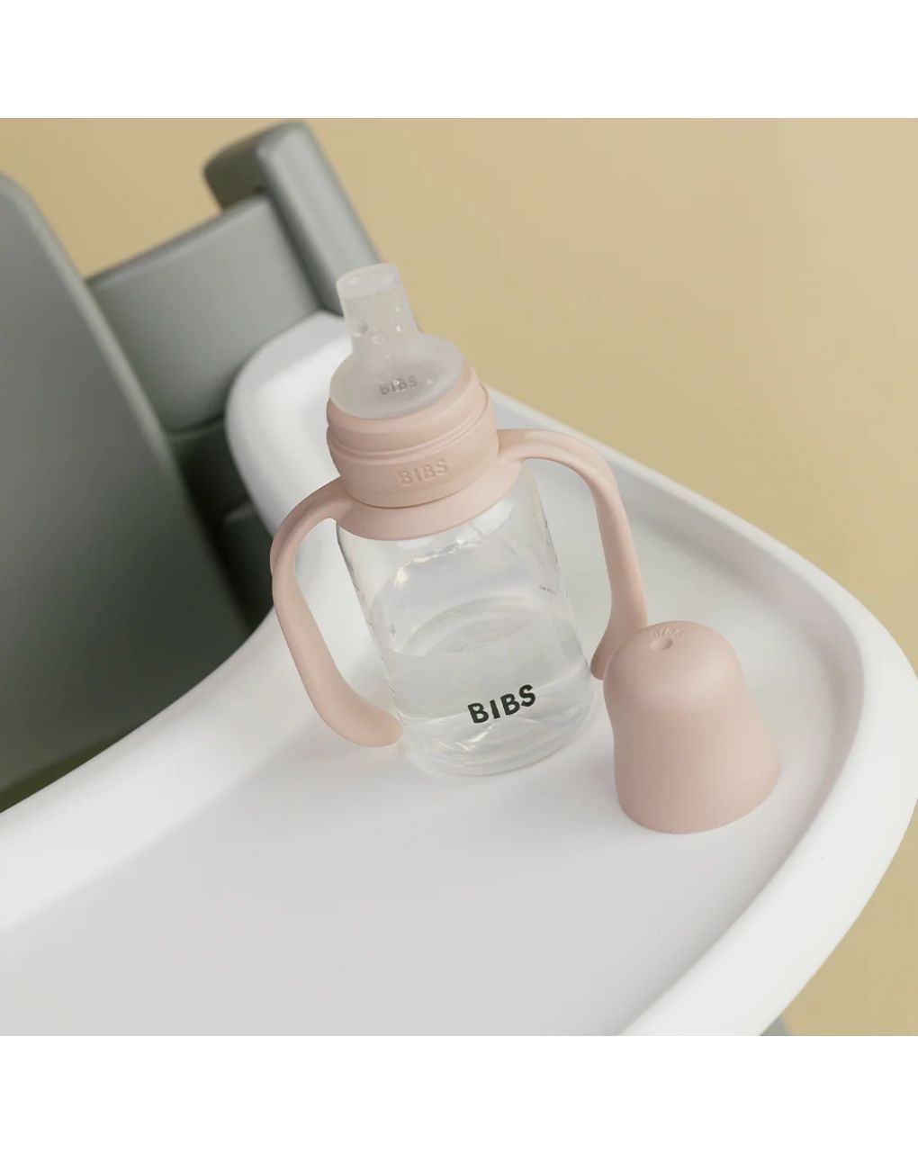 Bibs εκπαιδευτικό μπιμπερό με ρύγχος σιλικόνης 150ml 6m+ blush 50211244 - BIBS