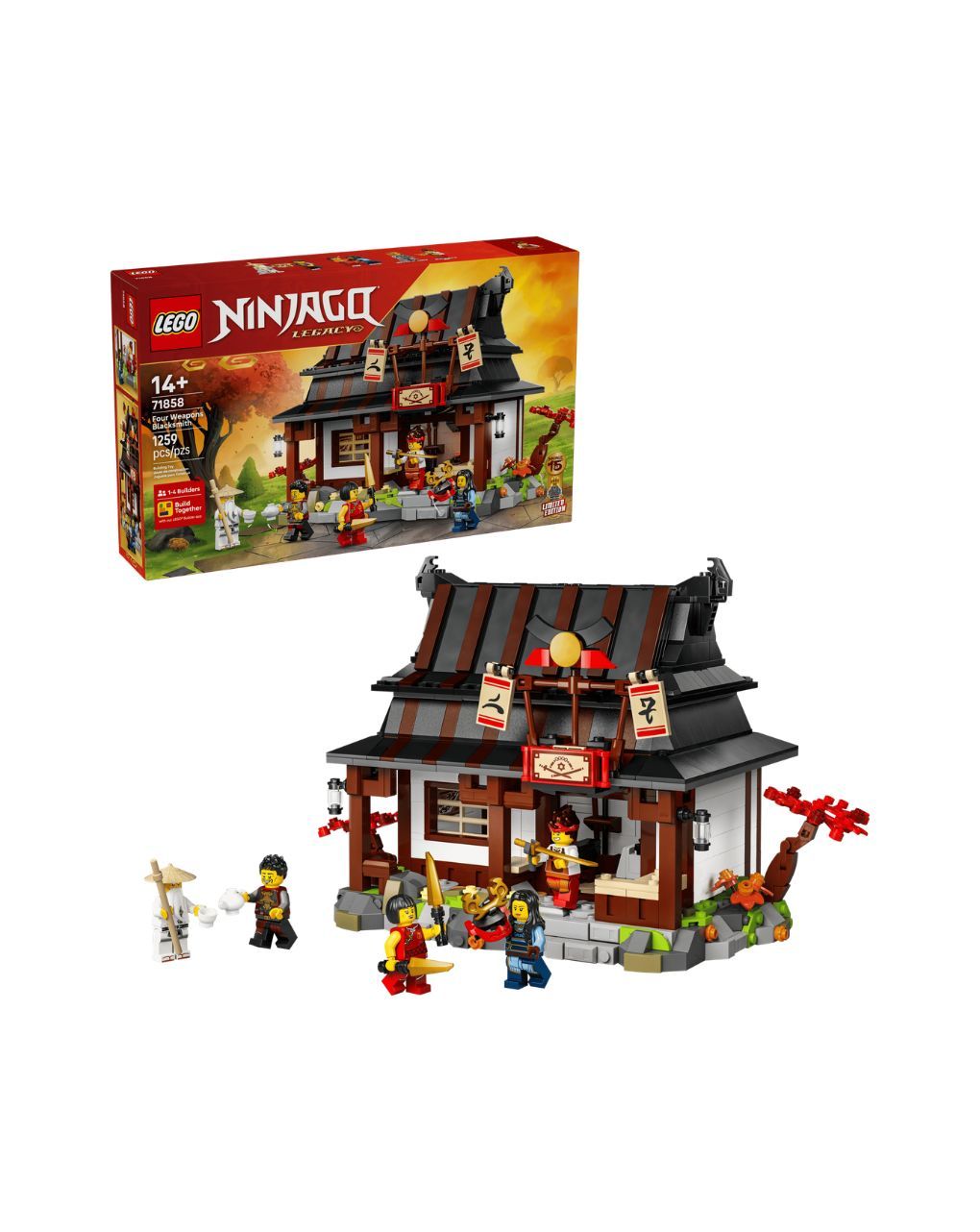 Lego ninjago four weapons blacksmith 15th anniversary 71858 - LEGO, Lego Ninjago