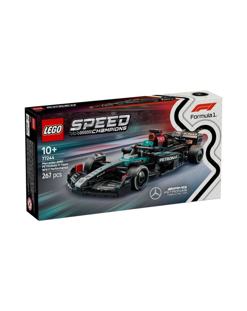 Lego speed champions mercedes amg f1 w15 race car 77244 - Lego, LEGO F1®, LEGO Speed Champions