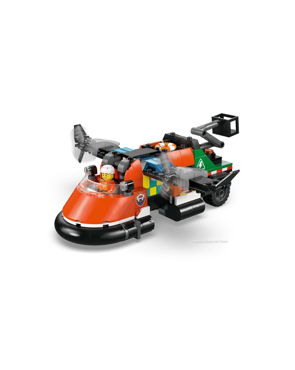 Lego city airplane, service truck & hovercraft remix 60505 - Lego, Lego City