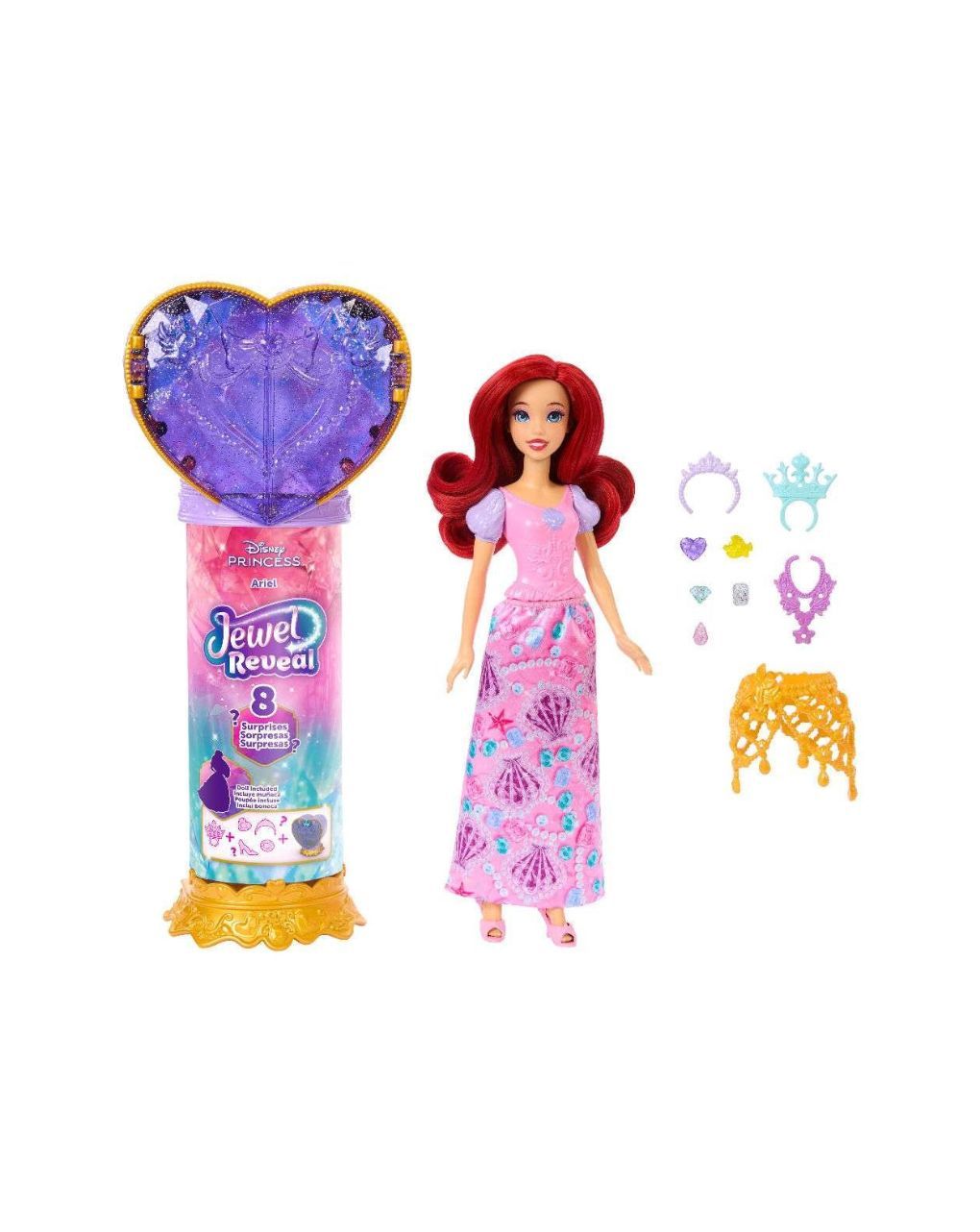 Disney princess άριελ με κοσμηματοθήκη jhl49 - Disney Princess