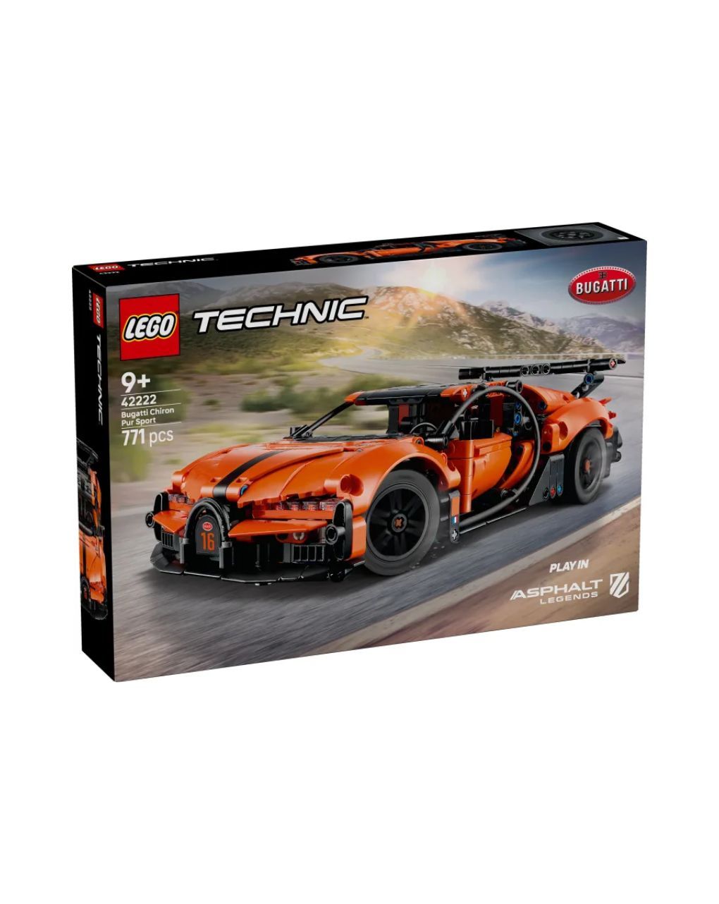 Lego technic bugatti chiron pur sport hypercar 42222