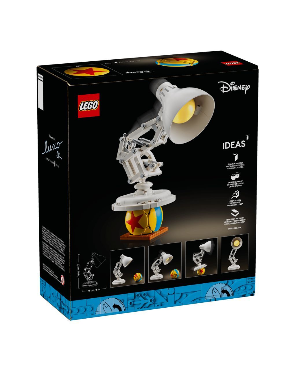 Lego ideas disney luxo jr. 21357 - Lego, LEGO DIsney, LEGO Ideas