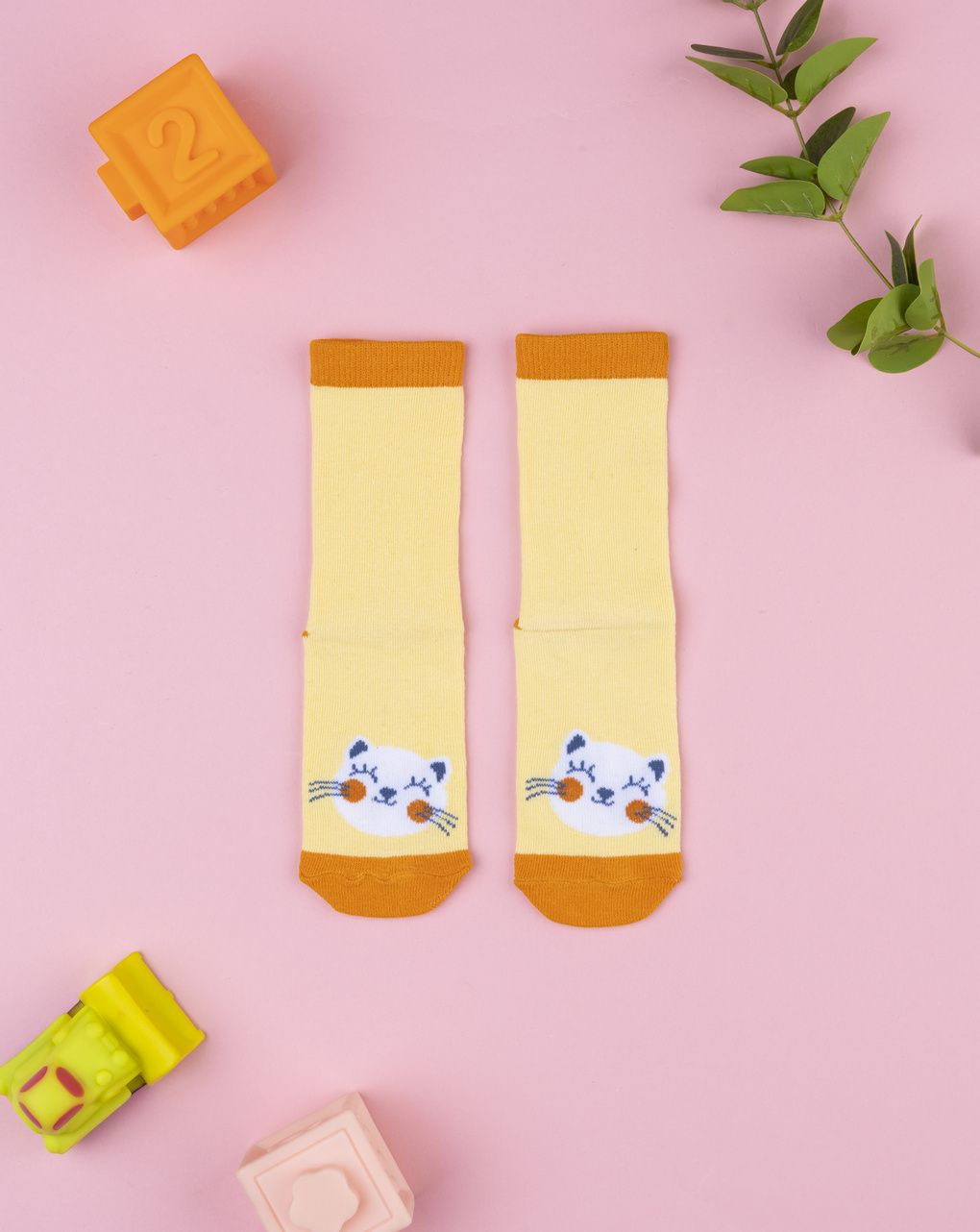 παιδικές αντιολισθητικές κάλτσες με γατάκια για κορίτσι