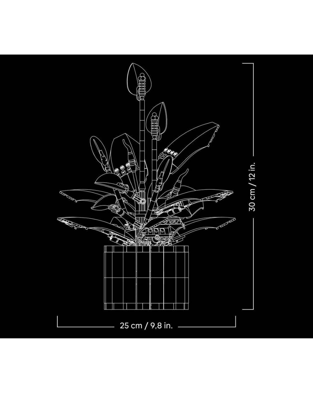 Lego botanical peace lily 11504 - Lego, LEGO Botanical Collection