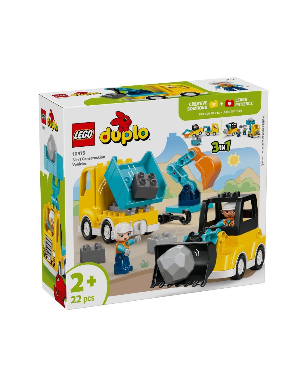 Lego duplo 3in1 construction vehicles 10475 - LEGO, LEGO Duplo