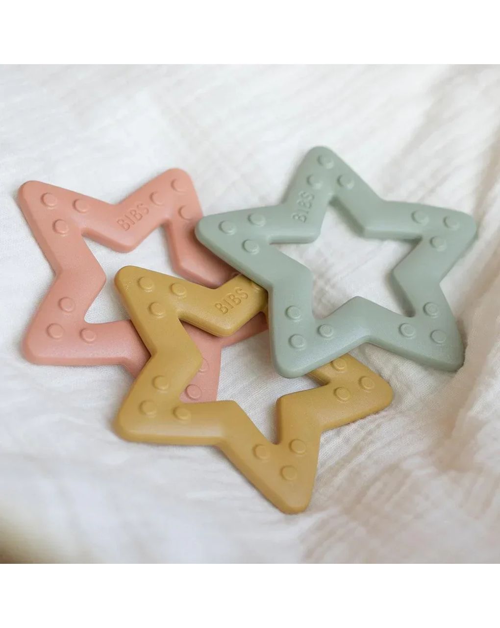 Bibs μασητικό αστεράκι 0m+ blush 3000244 - BIBS