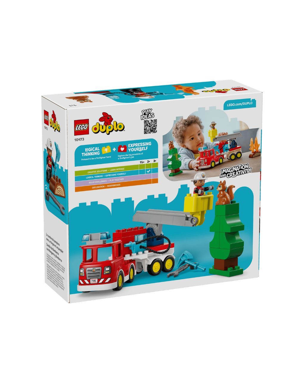Lego duplo fire truck with hose and firefighter 10473 - LEGO, LEGO Duplo
