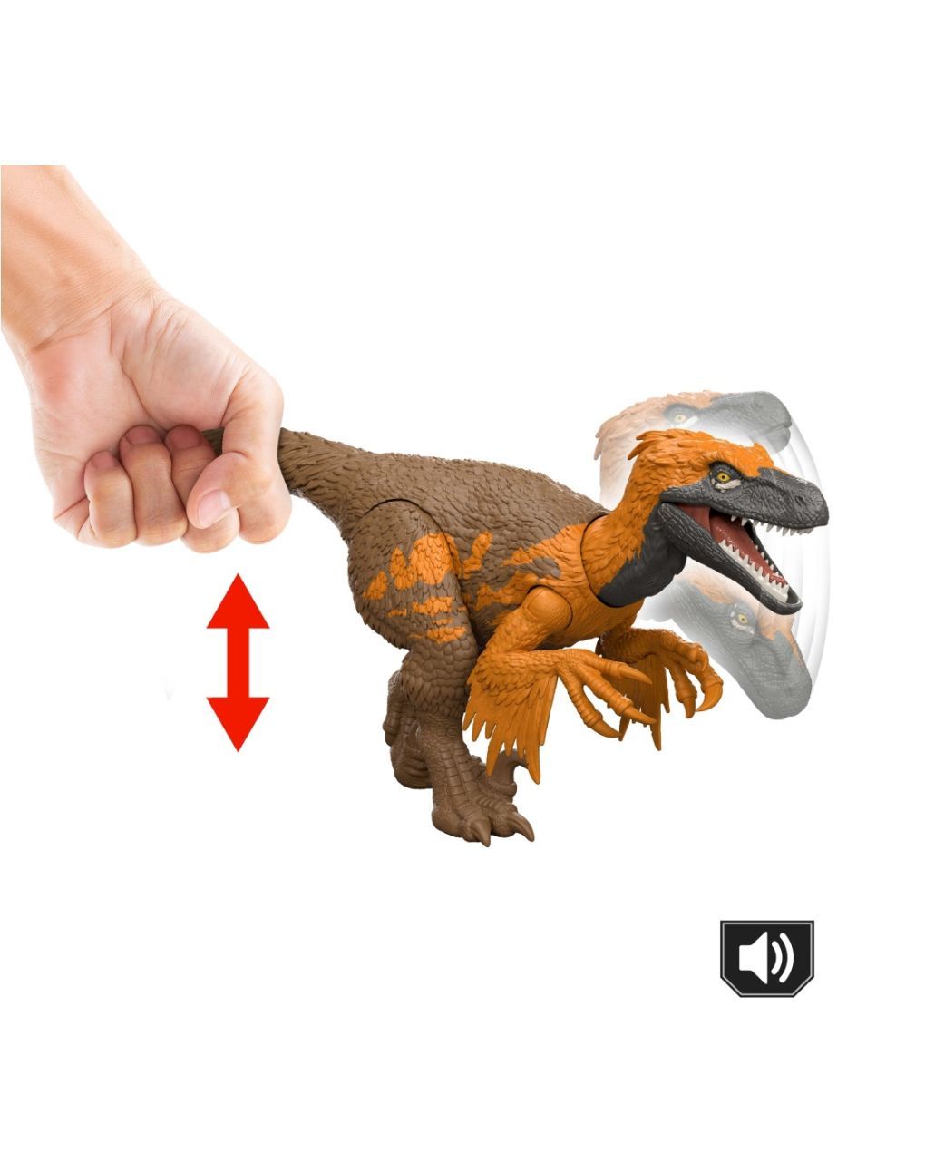 Jurassic world rebirth δεινόσαυροι με κινούμενα μέλη, λειτουργία επίθεσης & ήχους jgb87 (4 σχέδια) - Jurassic World