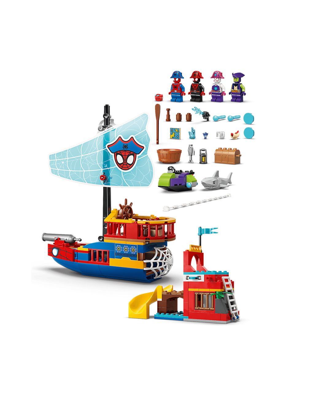 Lego spidey: team spidey pirate ship 11208 - LEGO, LEGO Spidey