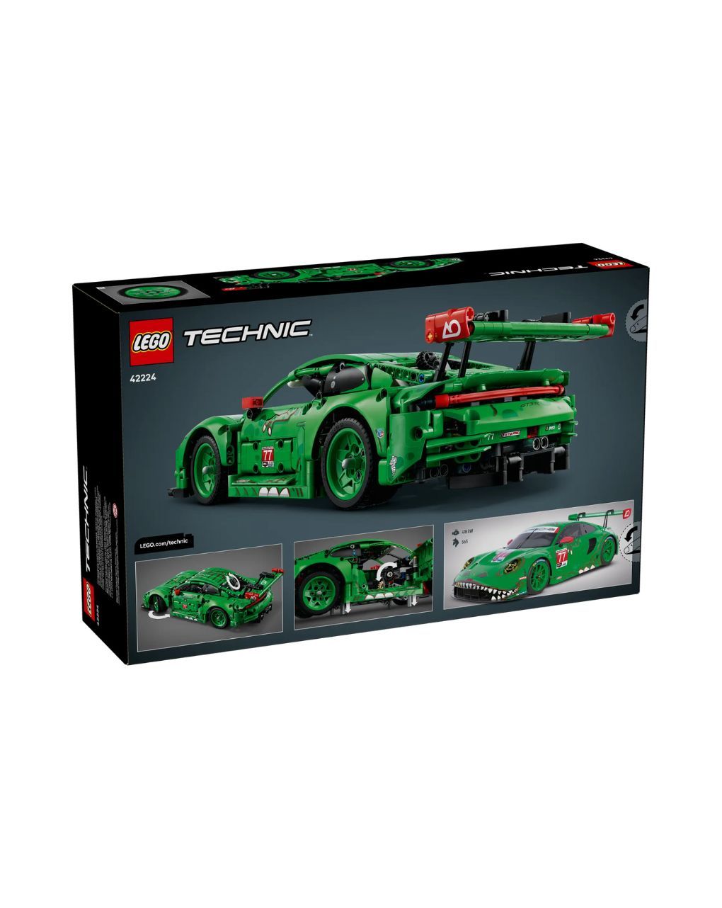 Lego technic porsche 911 gt3 r rexy ao racing car 42224 - Lego, LEGO Speed Champions