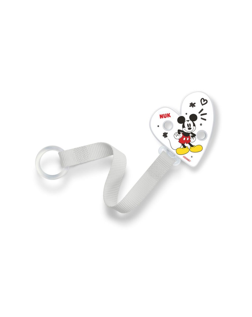 Nuk αλυσίδα πιπίλας disney mickey