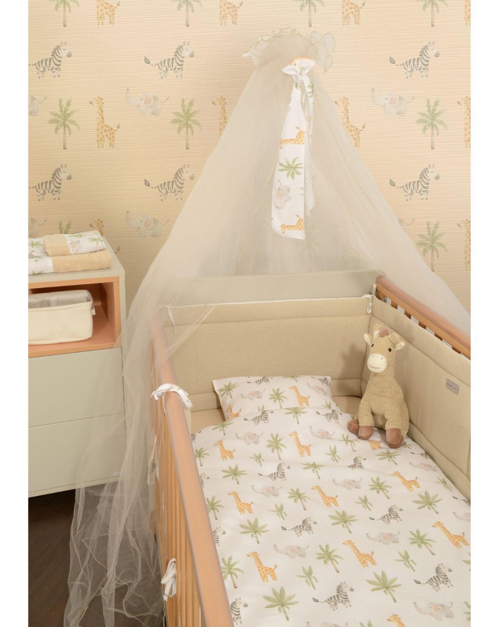 Baby oliver πάπλωμα & παπλωματοθήκη σχέδιο μπεζ 424 46-6700/424 - Baby Oliver