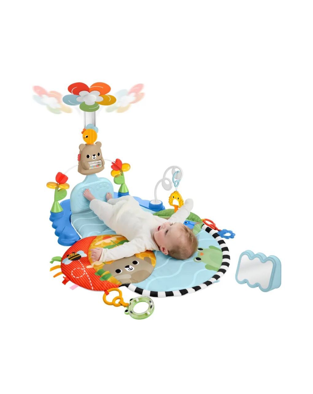 Fisher-price γυμναστήριο με περιστρεφόμενο λουλούδι 3 σε 1 hyr60 - Fisher-Price