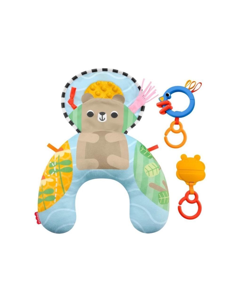 Fisher price μαξιλαράκι δραστηριοτήτων με αρκουδάκι jhb44