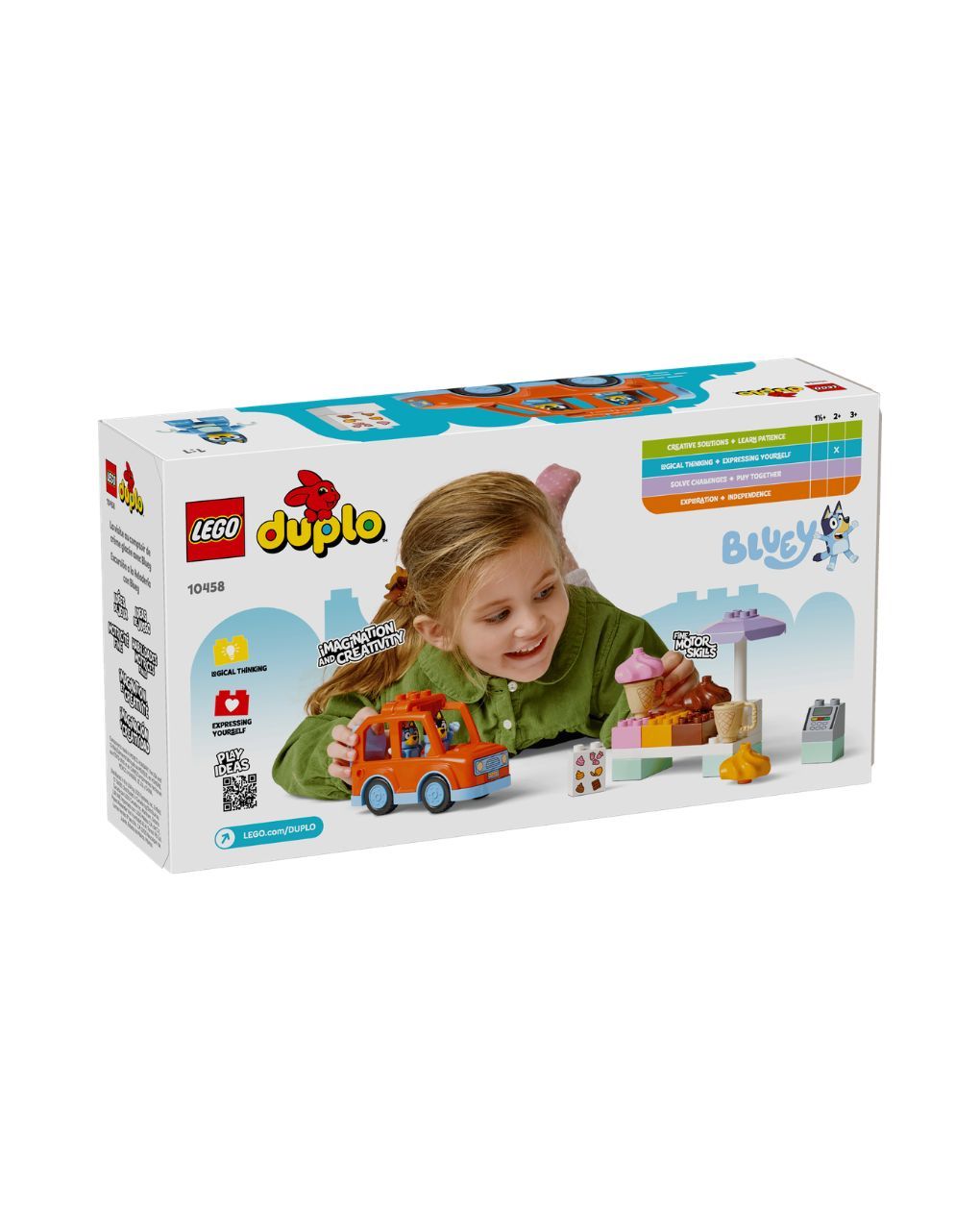Lego duplo bluey ice cream trip with bluey 10458 - LEGO, LEGO Duplo