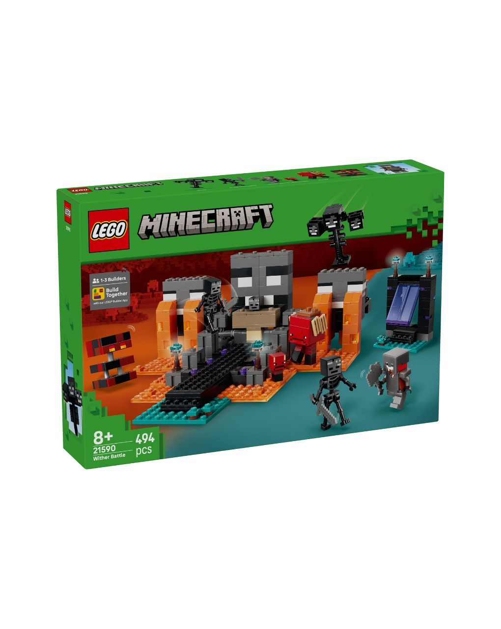Lego minecraft wither battle 21590