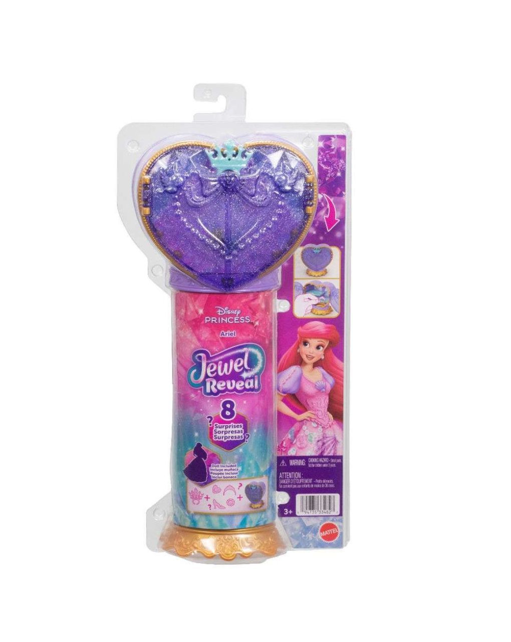 Disney princess άριελ με κοσμηματοθήκη jhl49 - Disney Princess