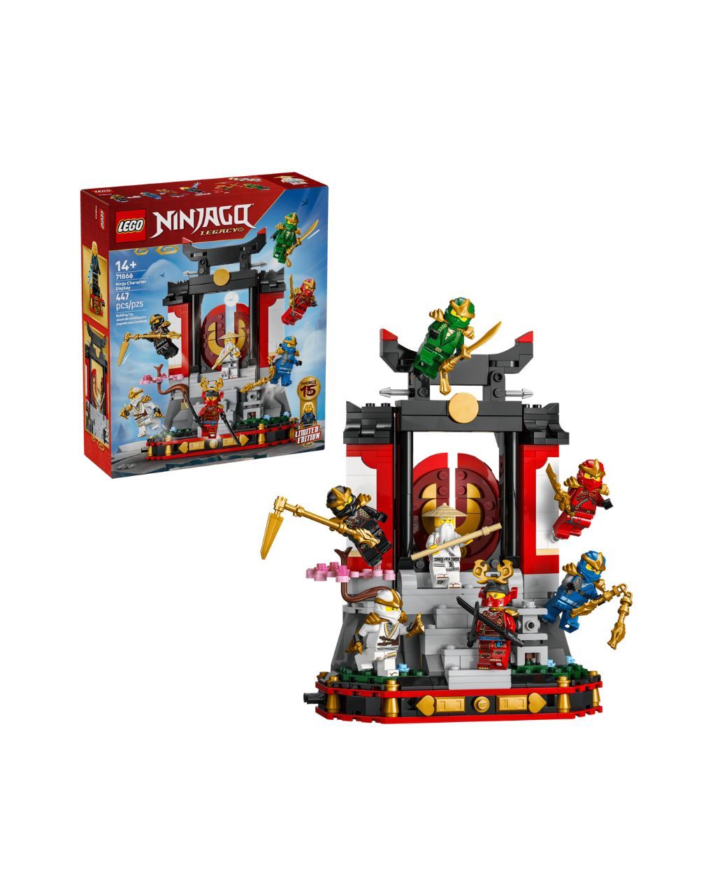 Lego ninjago ninja character display 15th anniversary 71866 - LEGO, Lego Ninjago