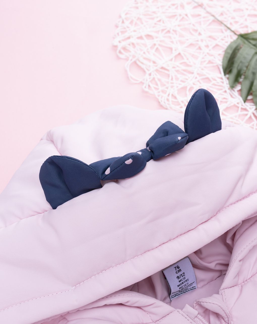 βρεφικό μπουφάν αμάνικο puffer ροζ minnie για κορίτσι - Prénatal