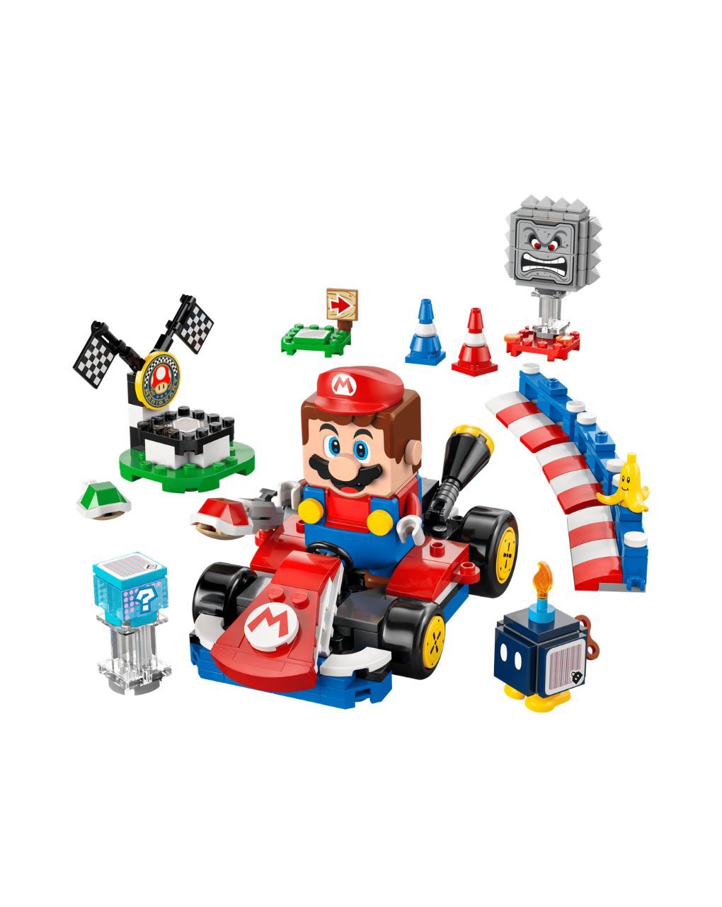 Lego super mario kart-interactive lego mario & standard kart 72043 - Lego, LEGO Super Mario