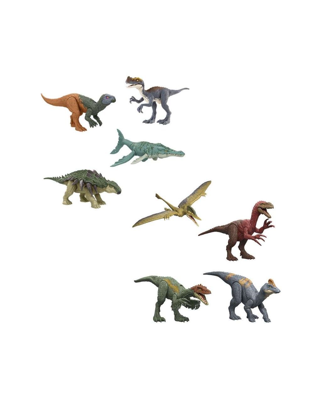 Jurassic world rebirth φιγούρες δεινοσαύρων jgb72 (8 σχέδια) - Jurassic World