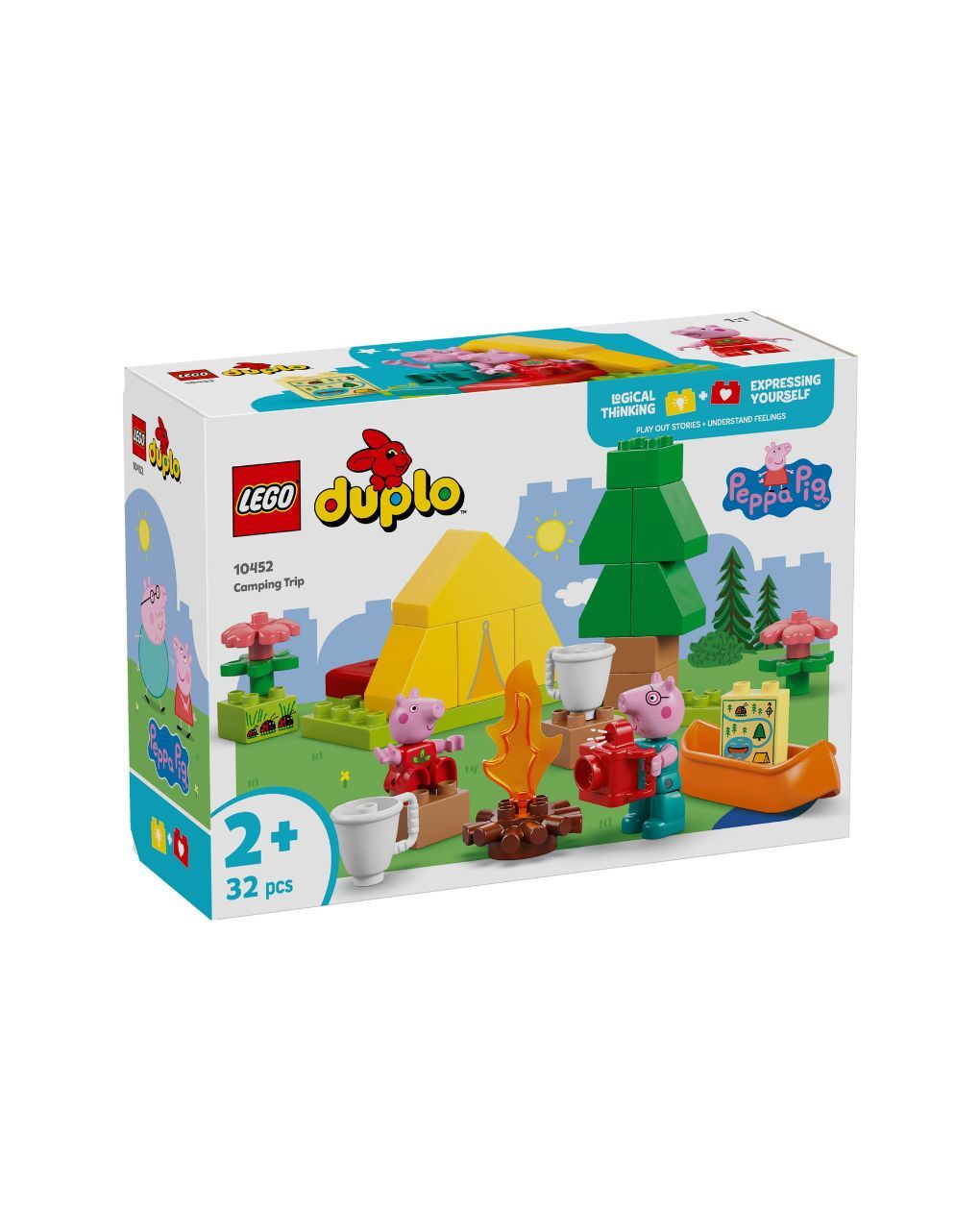 Lego duplo peppa pig camping trip 10452
