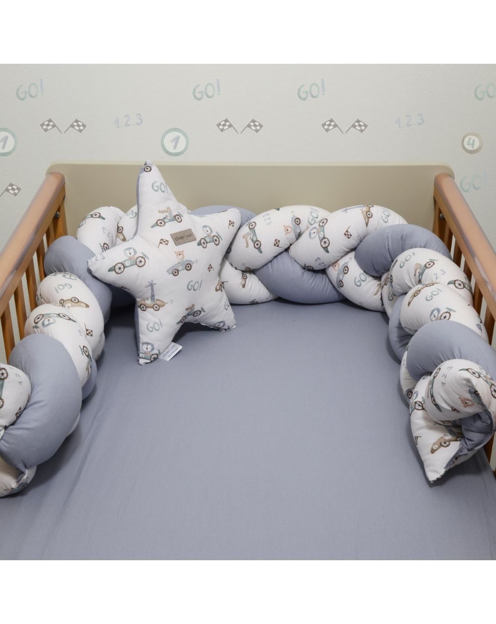 Baby oliver πάντα πλεξούδα τριπλή 20x200cm σχέδιο 421 46-6713/421 - BABY OLIVER