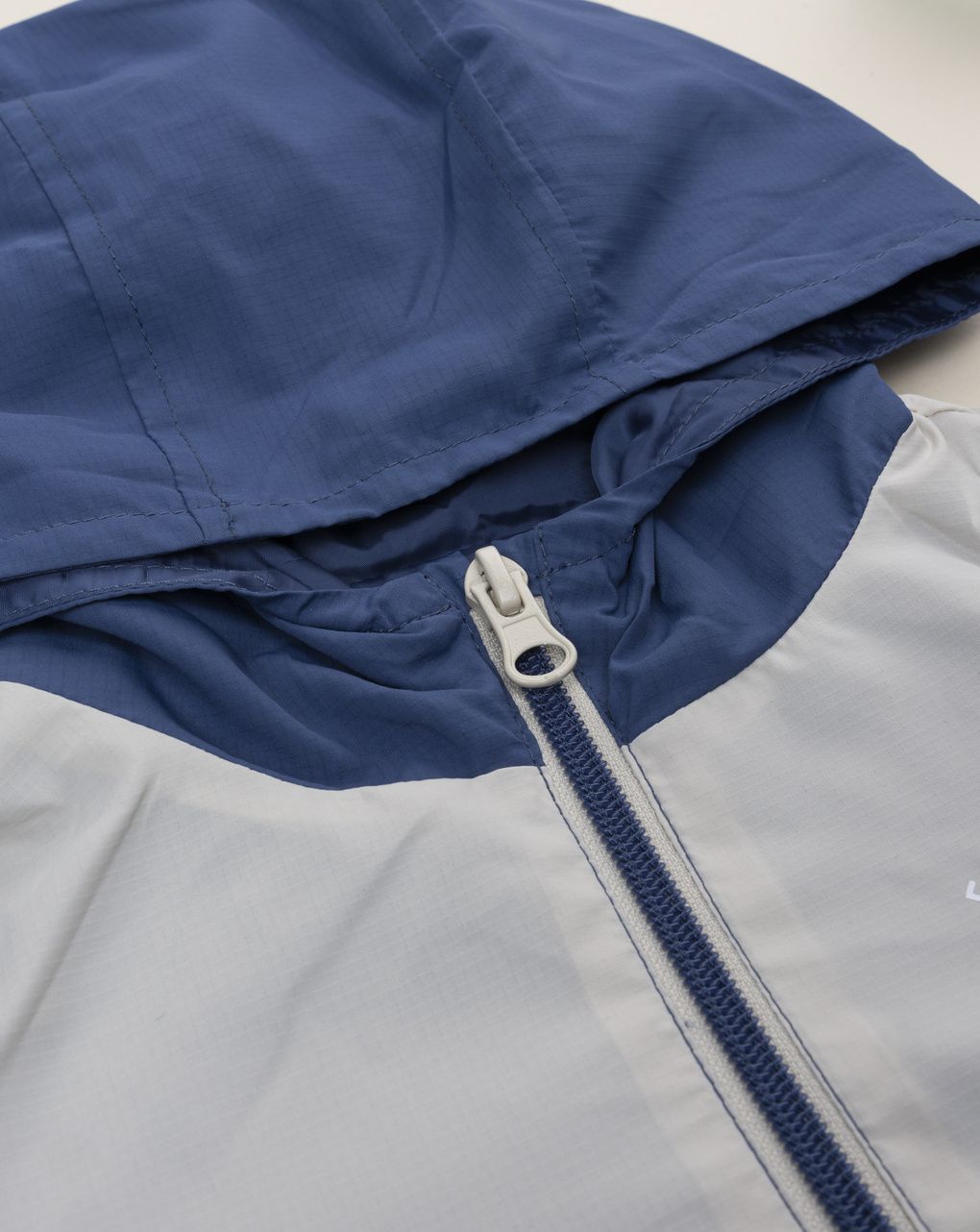 βρεφικό μπουφάν μπεζ/μπλε funny boy για αγόρι - Prénatal