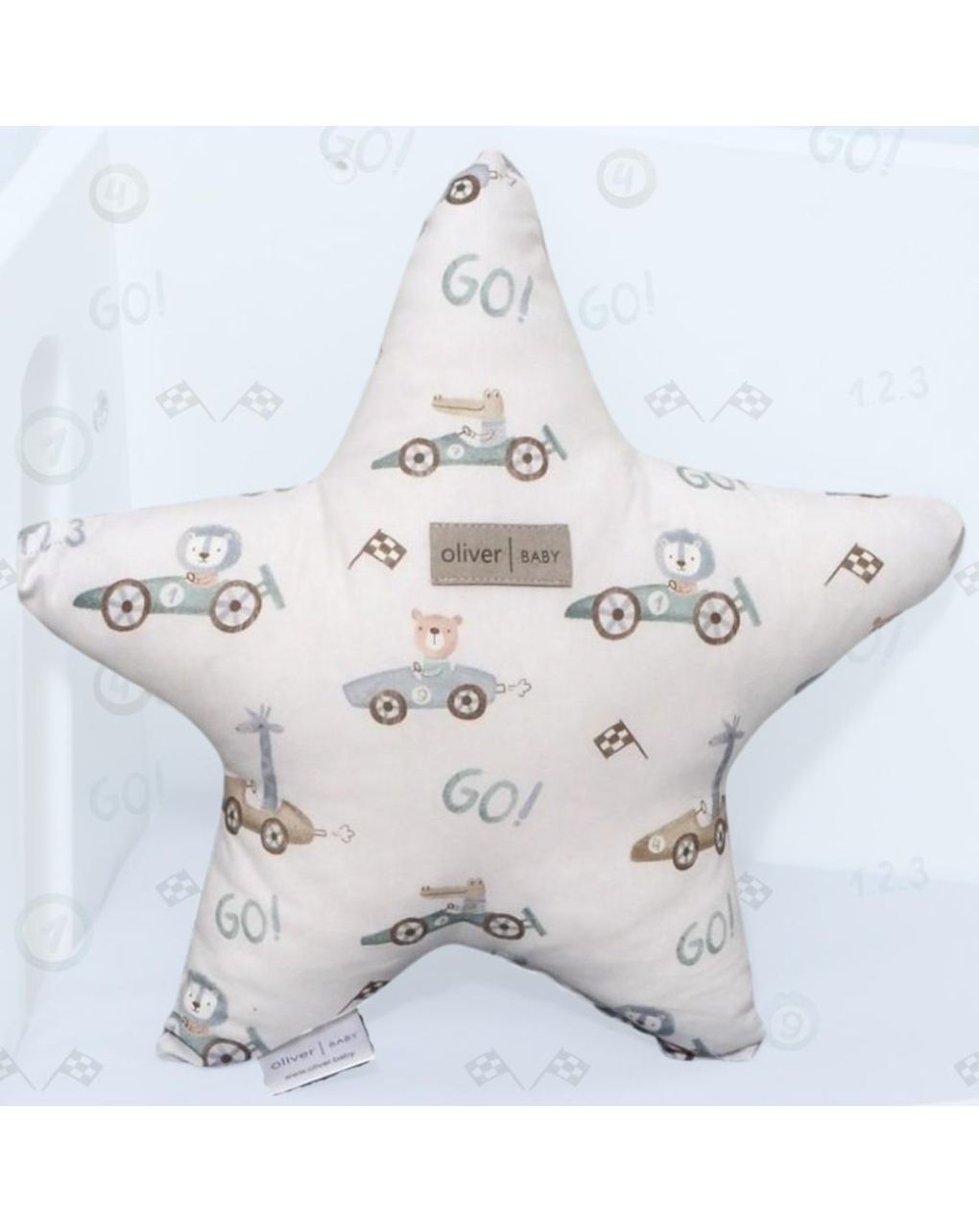 Baby oliver διακοσμητικό μαξιλάρι αστέρι σχέδιο 421 ραφ 46-6710/421 - BABY OLIVER