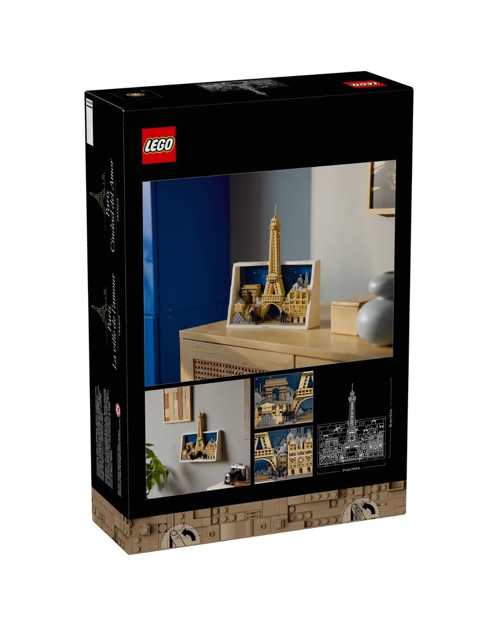 Lego architecture paris-city of love 21064 - Lego, Lego Architecture