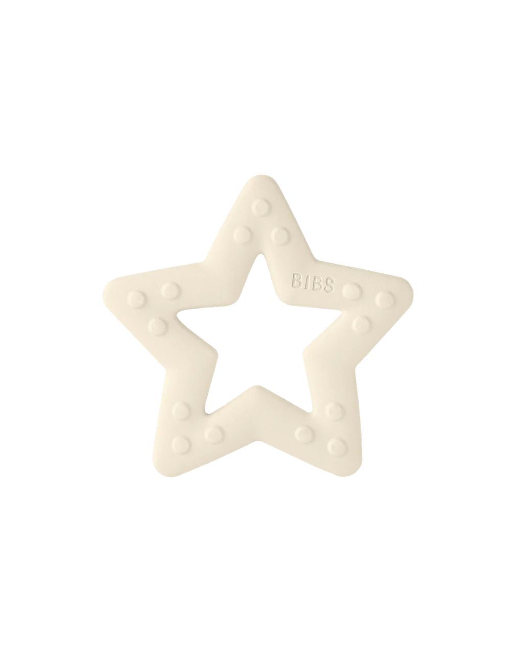 Bibs μασητικό αστεράκι 6m+ ivory 3000216