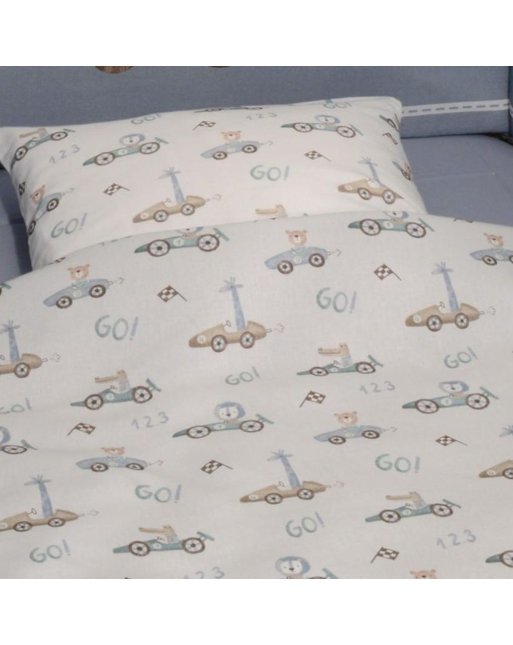 Baby oliver παπλωματοθήκη με φερμουάρ σχέδιο 421 46-6708/421 - Baby Oliver