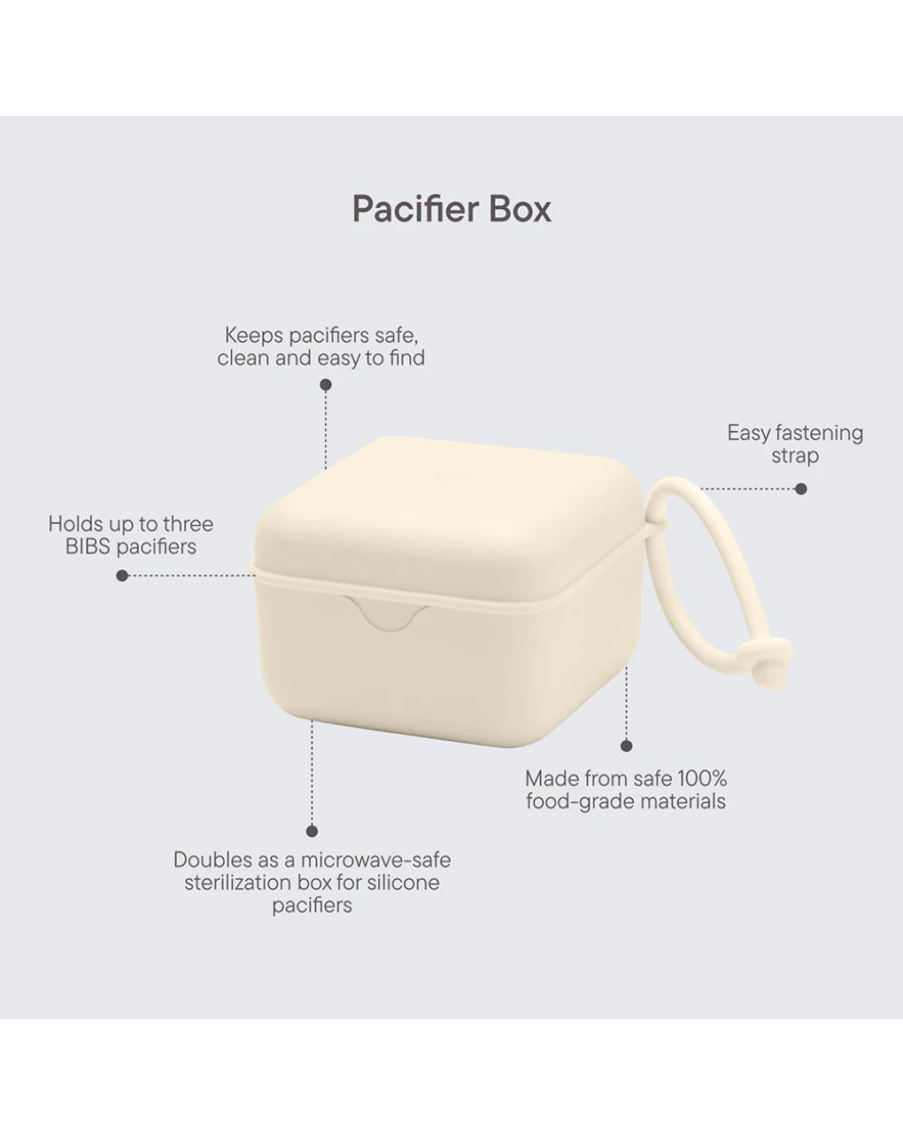 Bibs θήκη πιπίλας petrol 4200260 - BIBS